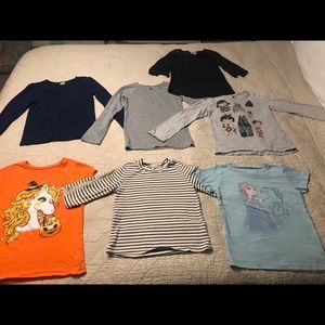 6/7 girls shirt lot